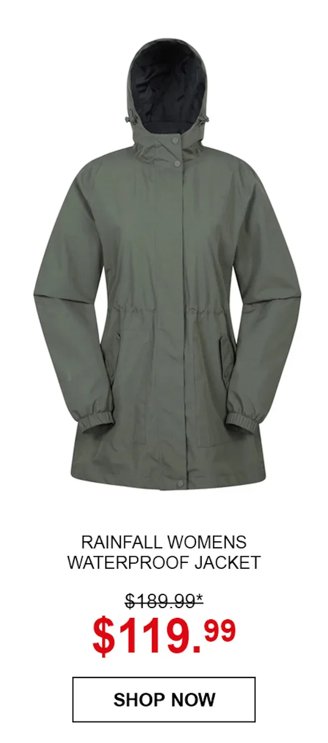 Rainfall Womens Waterproof Jacket