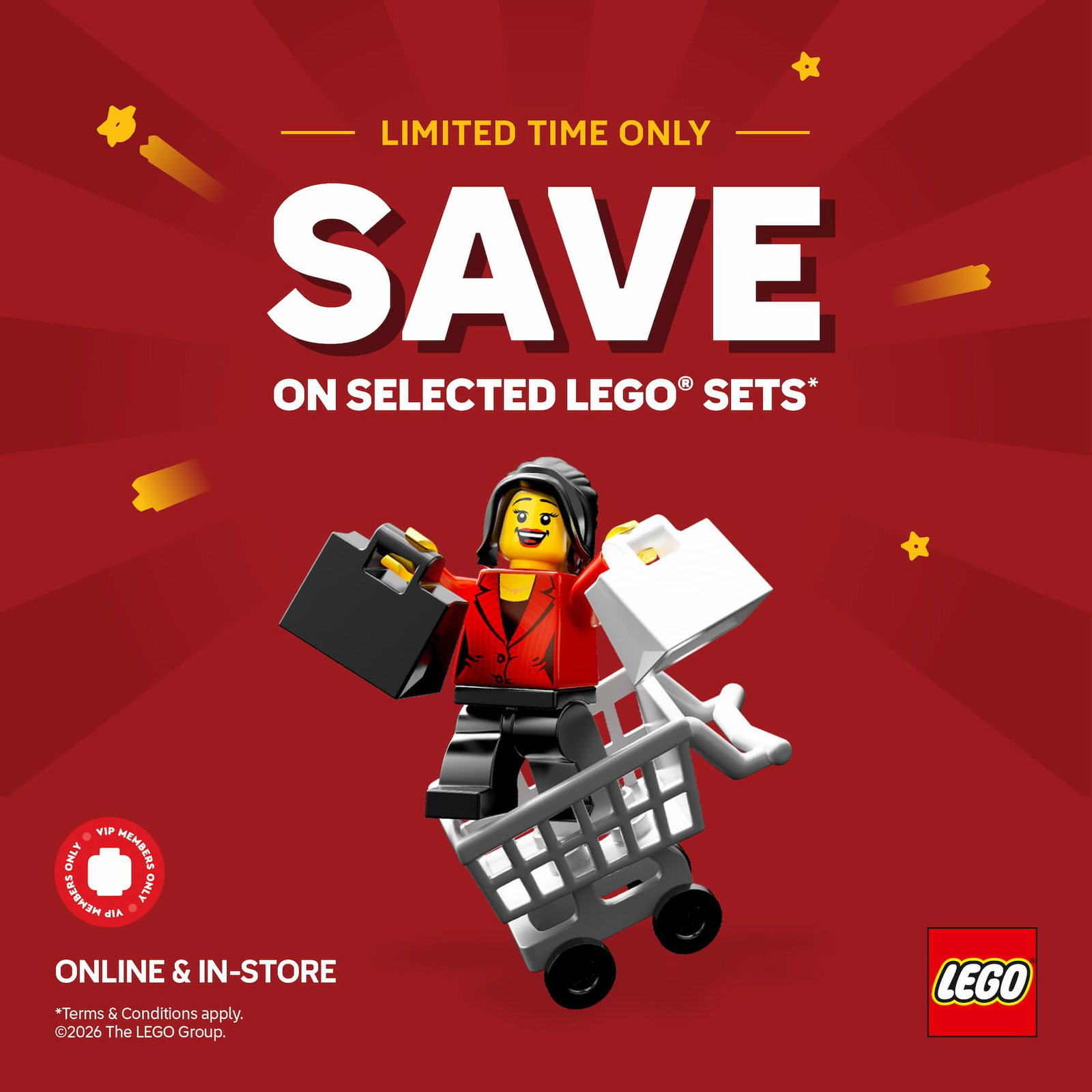SAVE ON SELECTED LEGO® SETS