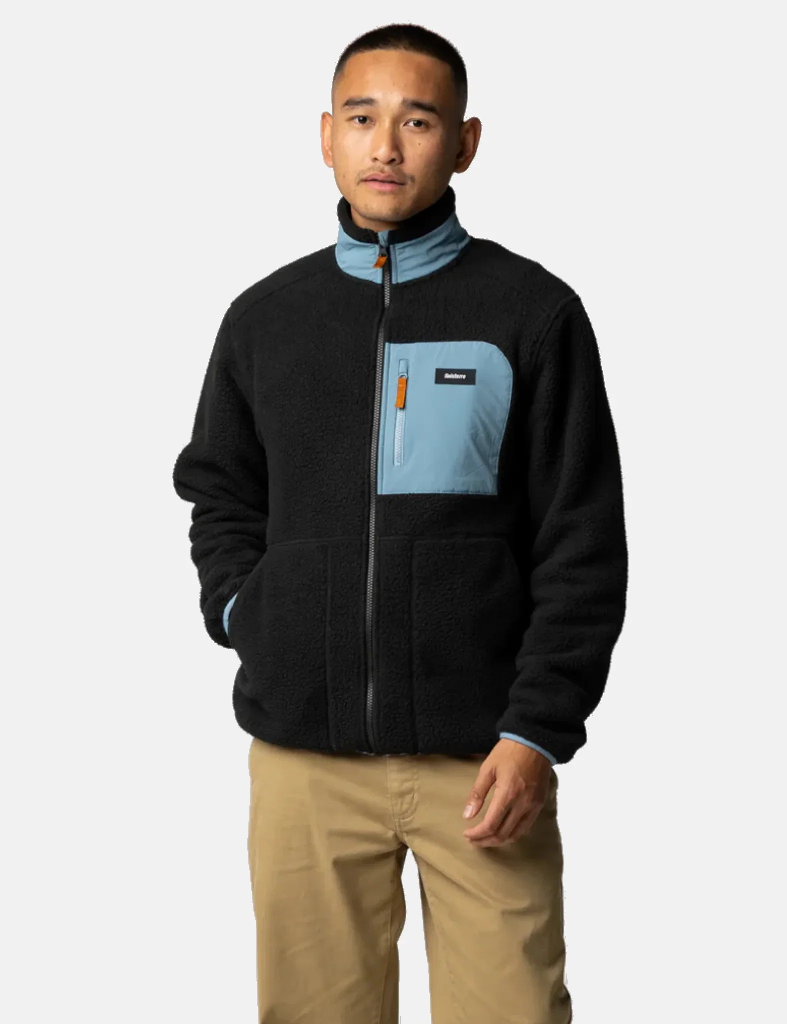 Image of Finisterre Bolster Full Zip Fleece Black