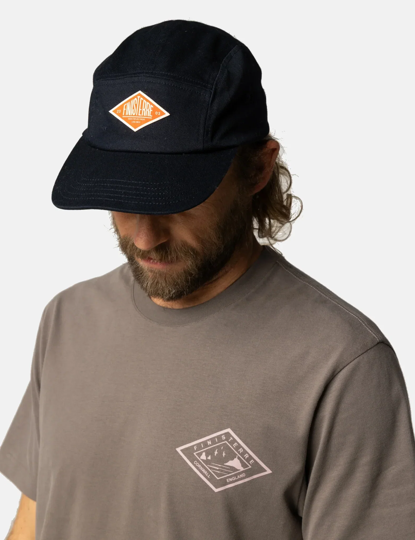 Image of Finisterre Diamond Twill Cap Navy