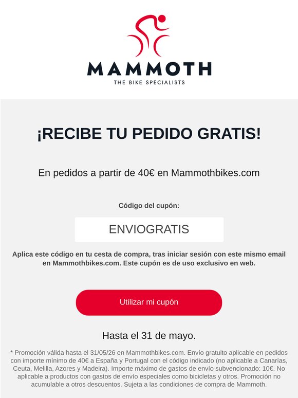 Ampliamos tus portes gratis unos días más
