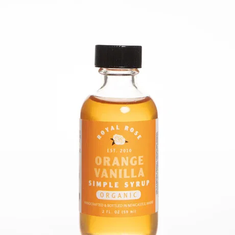 Orange Vanilla Organic Simple Syrup