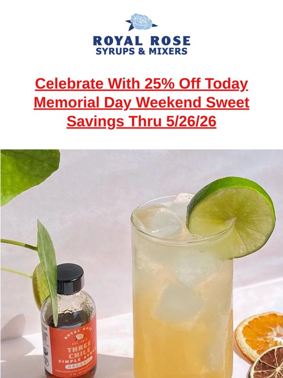 Celebrate With 25% Off Today