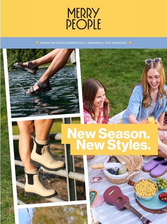 Long weekend plans? Your feet just said yes. ☀️