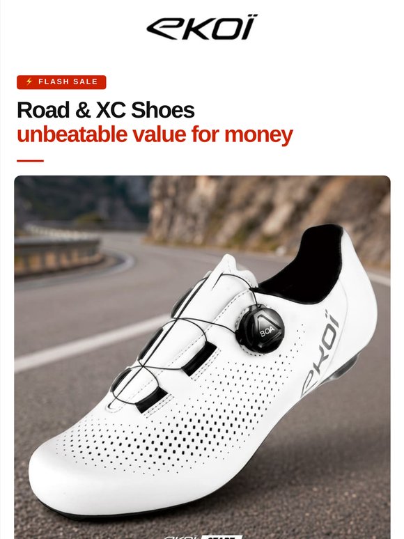 The most comfortable cycling shoes at half price ⚡