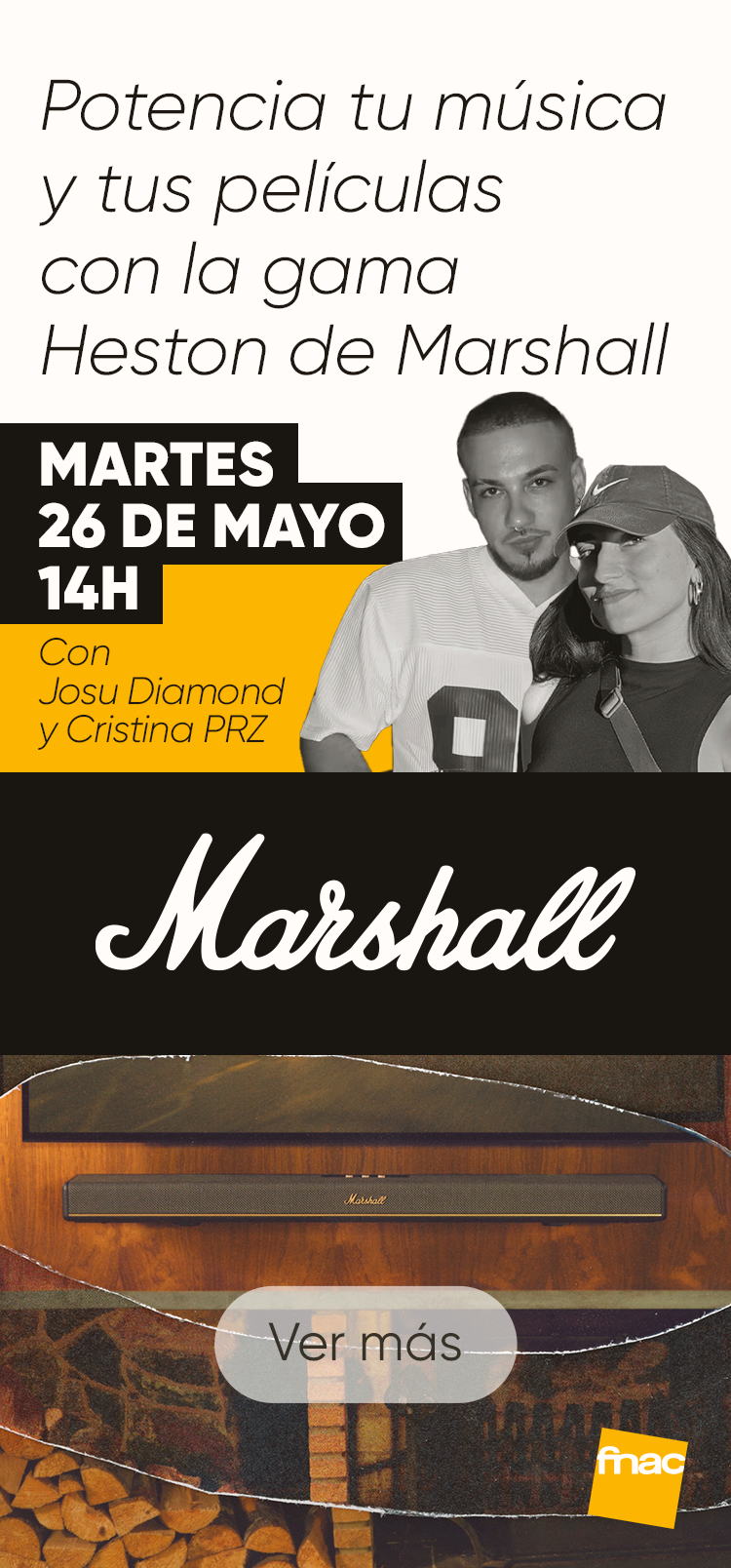 HOY MARTES 26 DE MAYO A LAS 14.00H LIVE SHOPPING DE MARSHALL