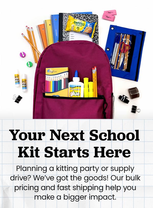 Your next school kit starts here.