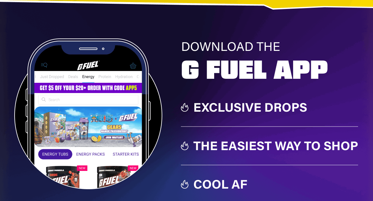 Download the G FUEL App