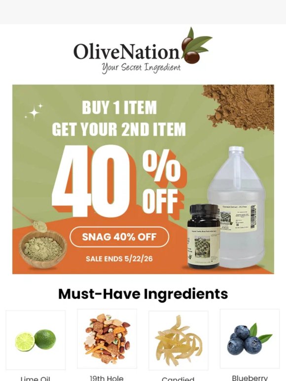 3 Days. 40% OFF. Don’t Miss Out!
