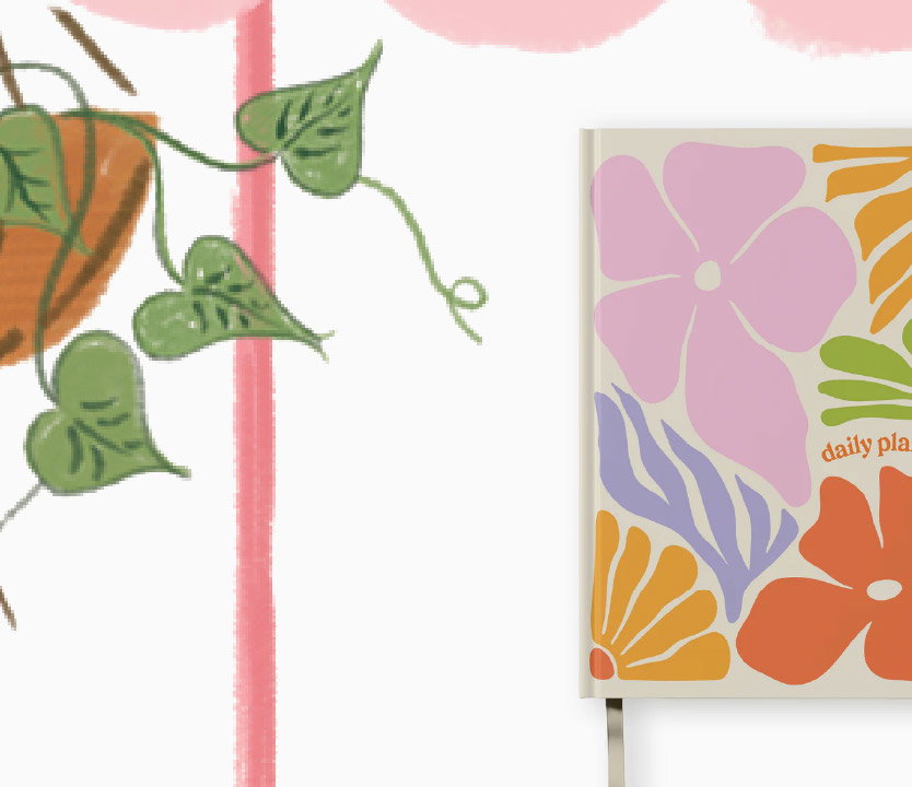 BOTANICAL UNDATED DAILY PLANNER