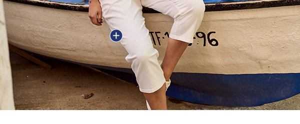 Pantalón Mony, hasta la pantorrilla, bolsillos con cremallera, elástico