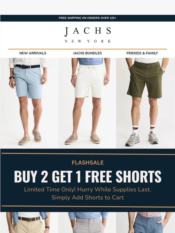 Limited Time: Buy 2 Shorts, Get 1 FREE!