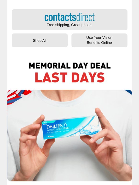 Last days to enjoy 20% off + free shipping
