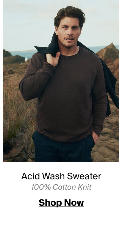 Acid Wash Sweater