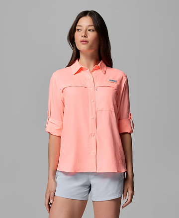 Women's PFG Castback Woven Long Sleeve Shirt
