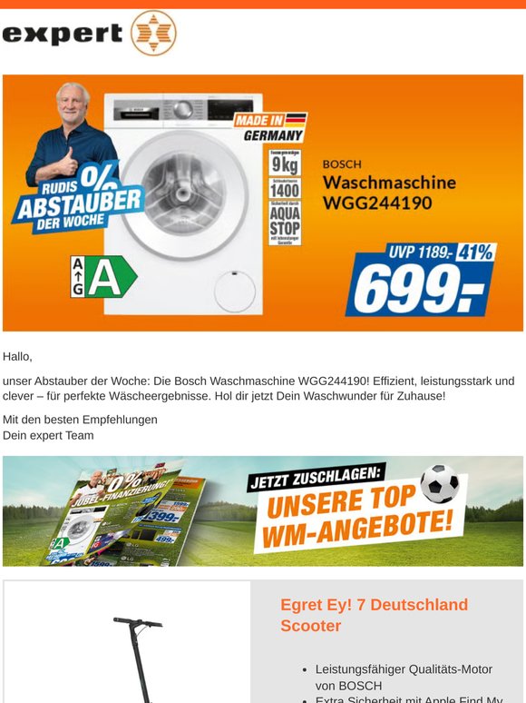 Bosch Waschmaschine für 699.-