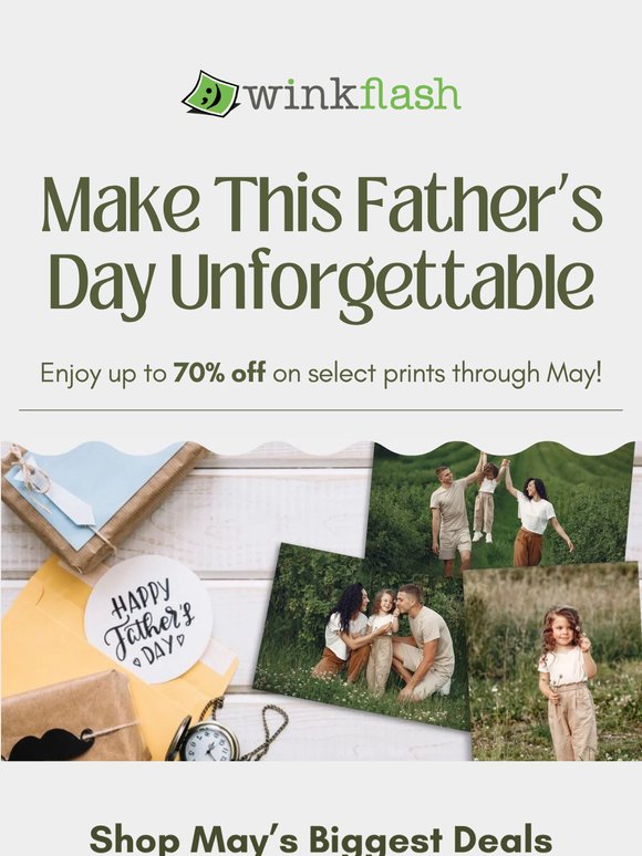 🎁 Don’t Wait! Father’s Day Gifts Up to 70% Off