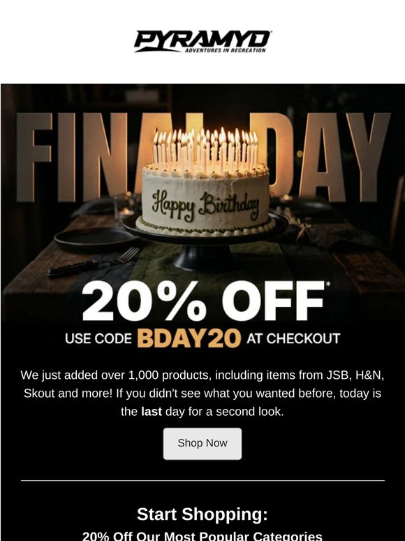💥Birthday Sale Final Day💥