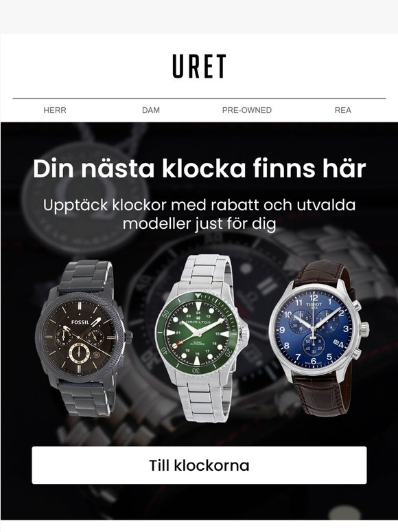 Ta chansen, fynda din dröm klocka! 🤩
