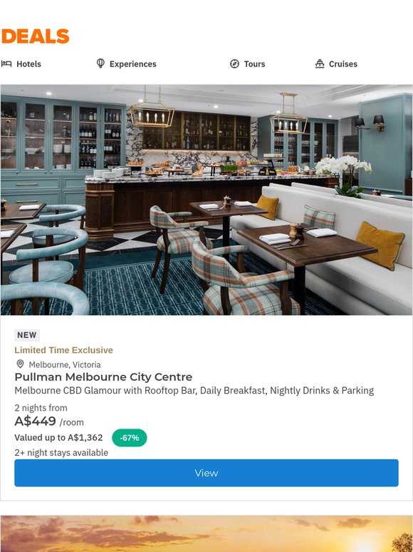 Pullman Melbourne CBD Glamour w. Nightly Drinks & Complimentary Parking