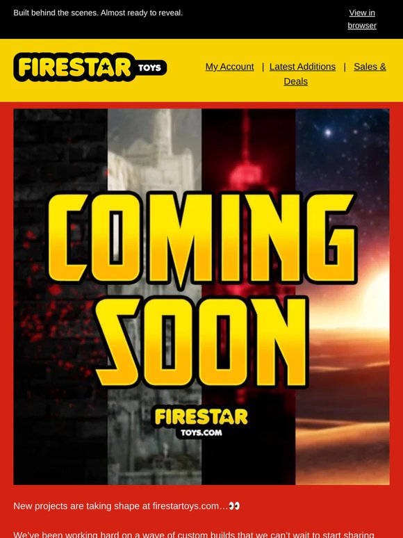 Something Big Is Taking Shape at FireStar Toys… 👀