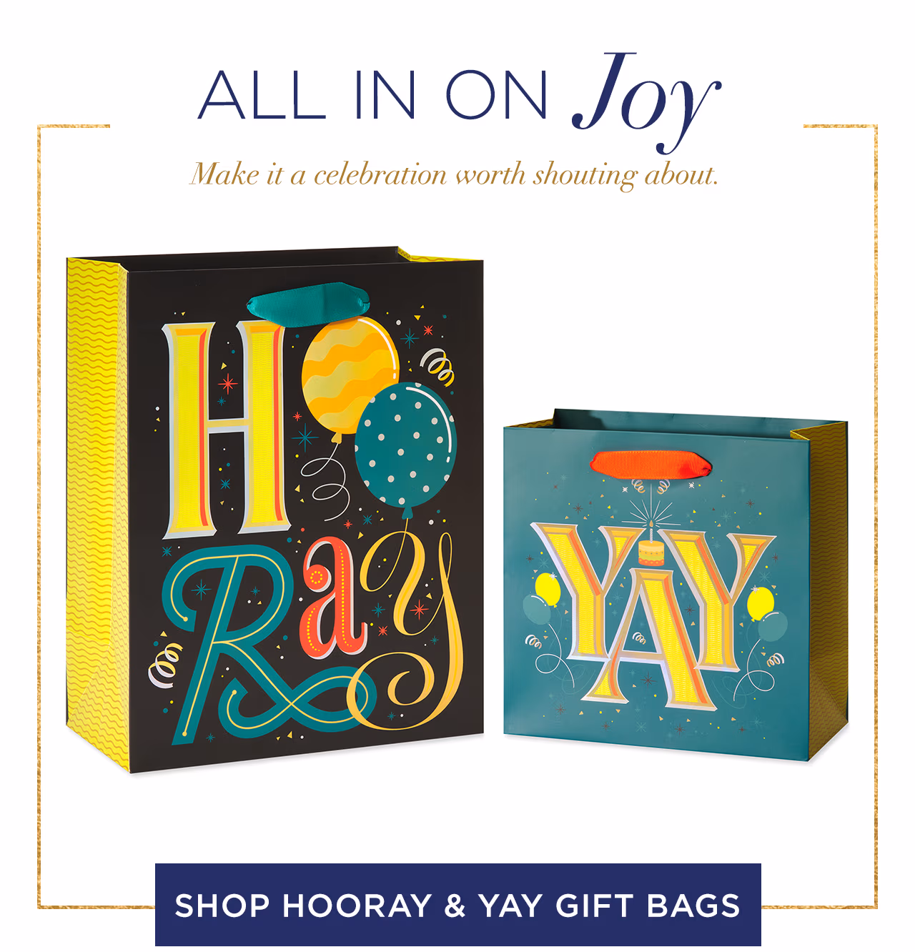 Shop Hooray and Yay Gift Bags