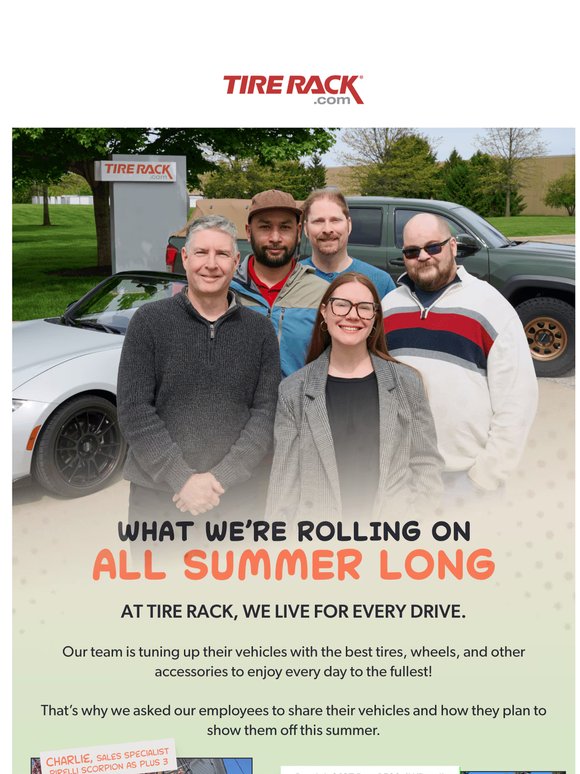 Ever Wonder What Our Team’s Driving?