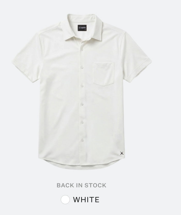 Back in Stock - White