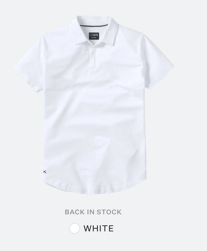 Back in Stock - White