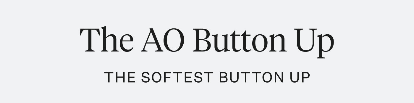 The AO Button Up