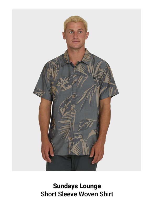 Sundays Lounge Short Sleeve Woven Shirt