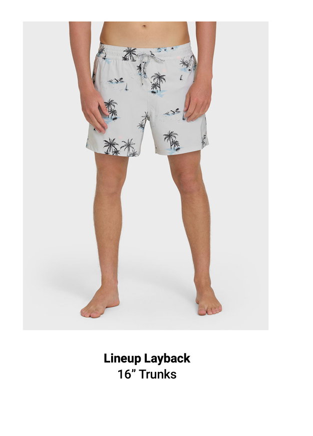 Lineup Layback 16" Trunks