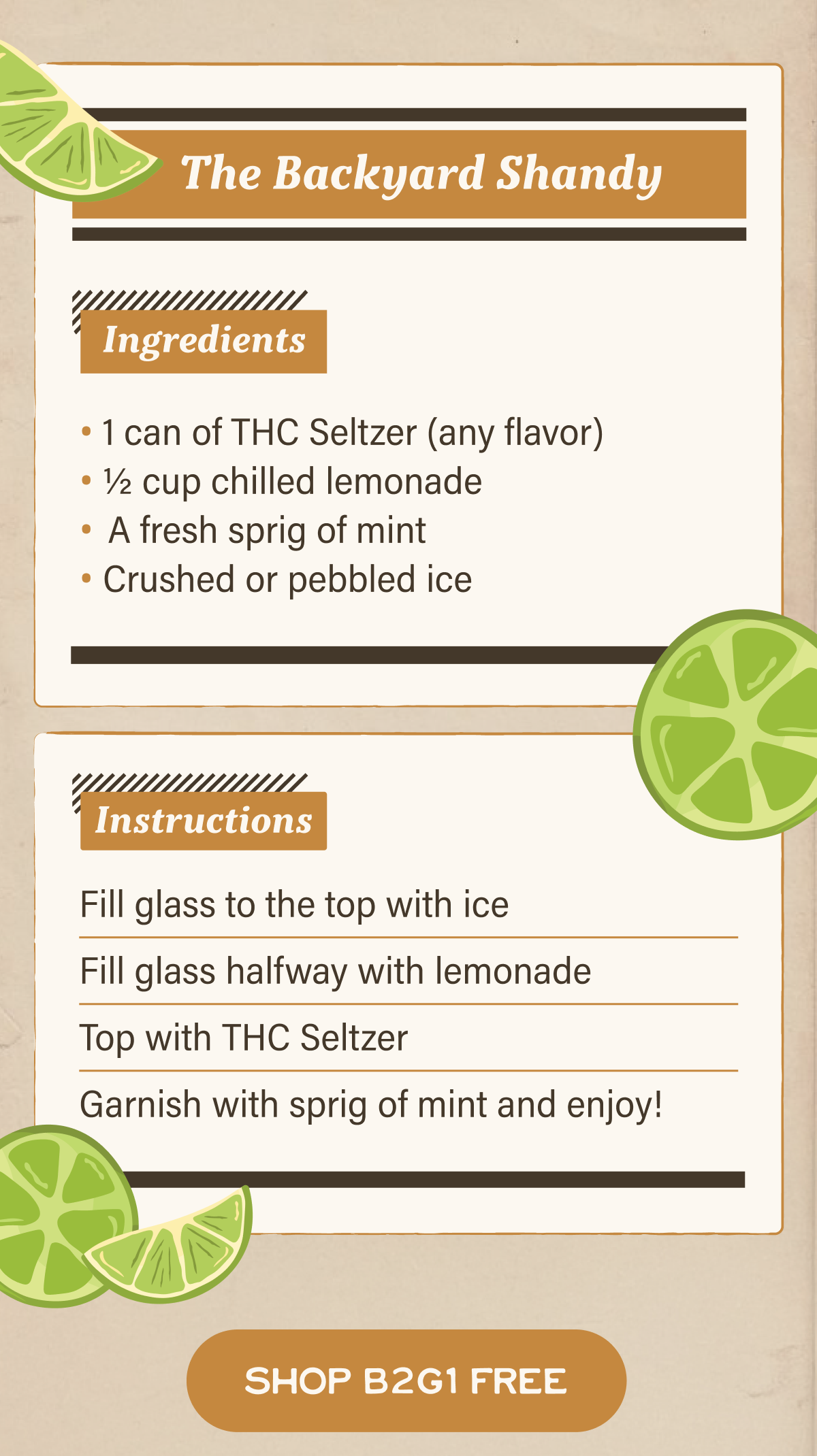 Backyard Shandy Mocktail Recipe