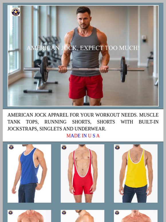 Step Up Your Fitness Game with American Jock 💪🏋️‍♂️