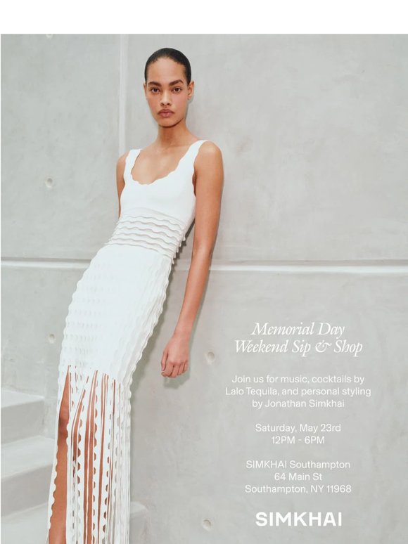 Memorial Day Weekend Sip & Shop