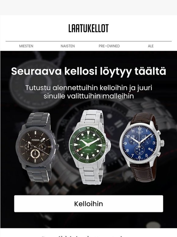 Älä missaa suosituksiasi 🤩
