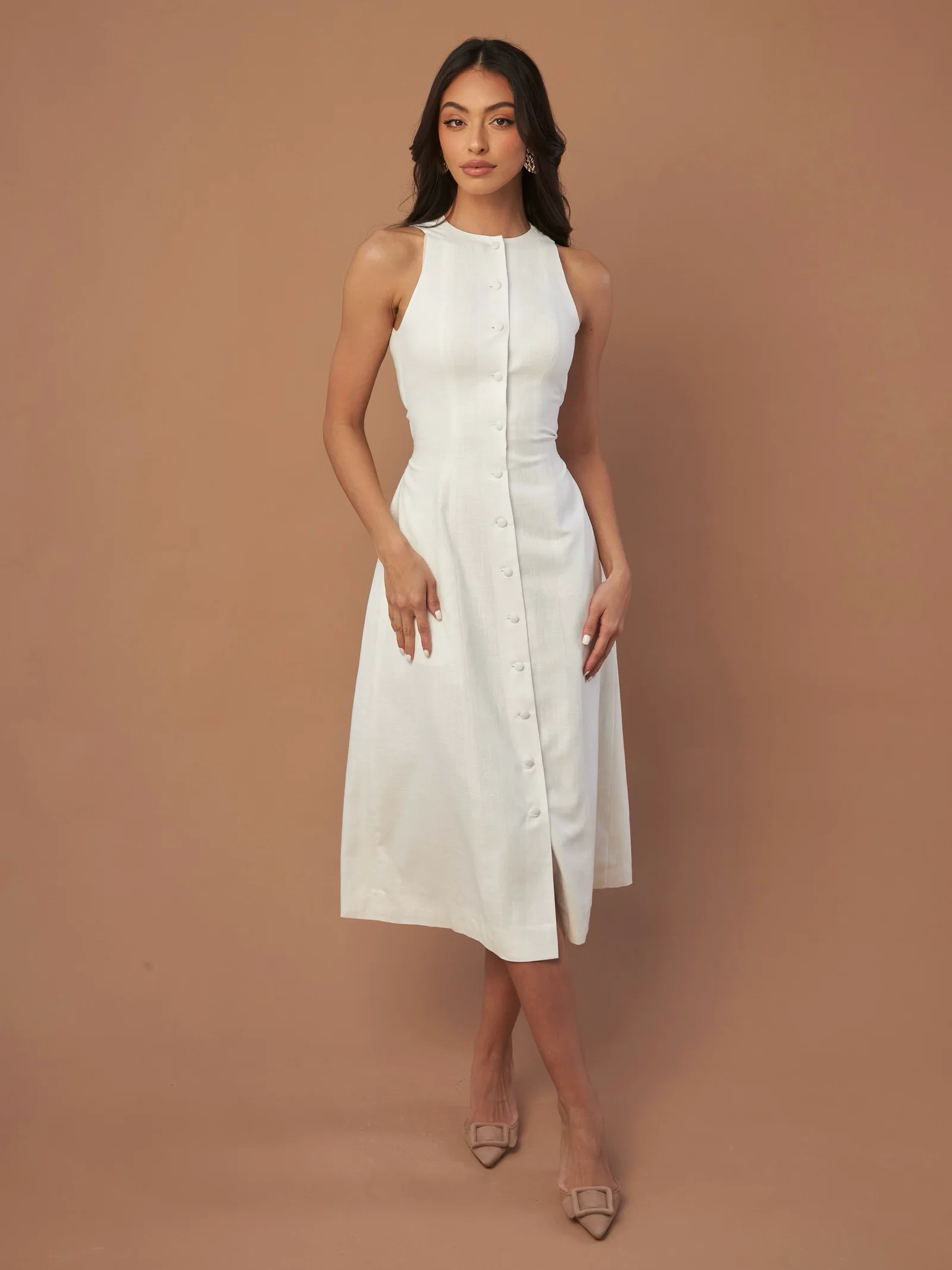 Image of Farmwife Linen Dress