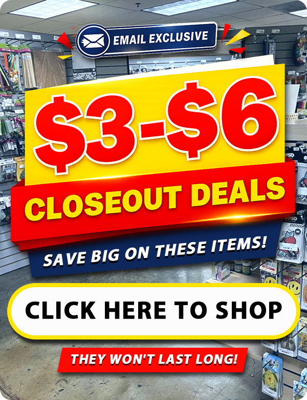 $3-$6 Closeout Deals