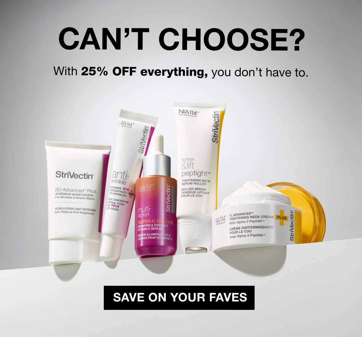 Save 25% on your favourite Strivectin Products