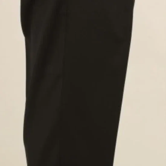Men'S Wide Leg Single Pleated Pants Solid Black Men'S Wide Leg Trousers - Cheap Priced Dress Slacks For Men On Sale
