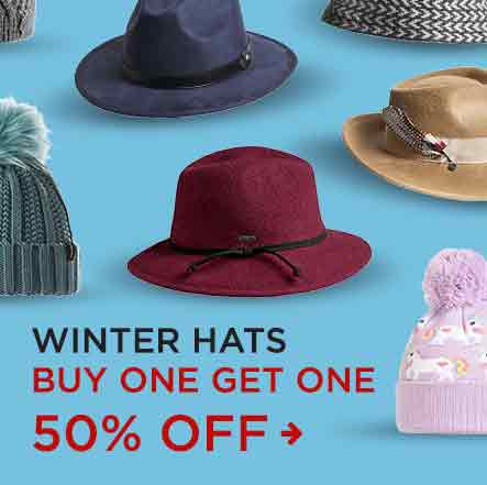 Winter Hats Bogo 50% Off