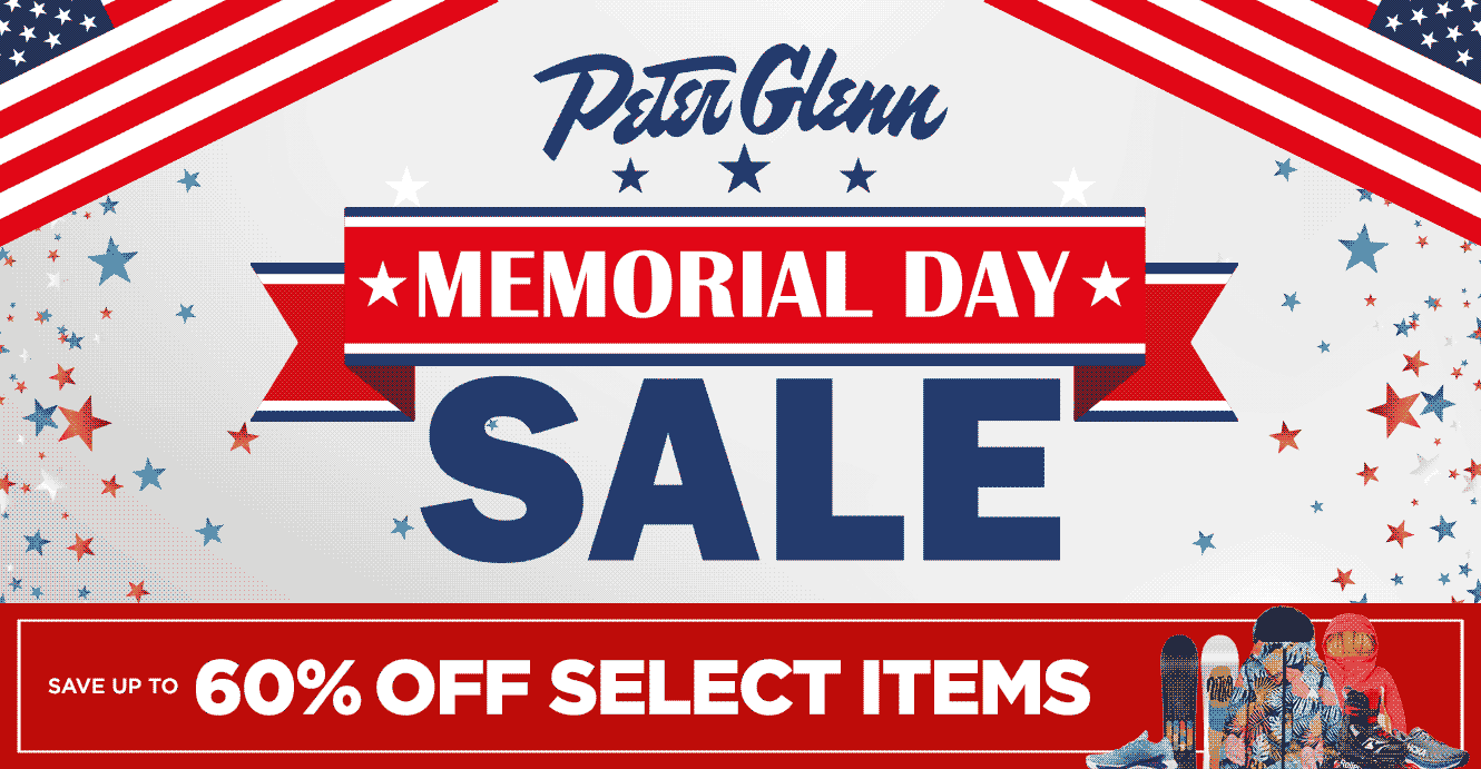 Peter Glenn Memorial Day Sale:  Up To 60% Off Select items