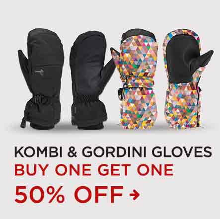 Kombi and Gordini Gloves Bogo 50% Off