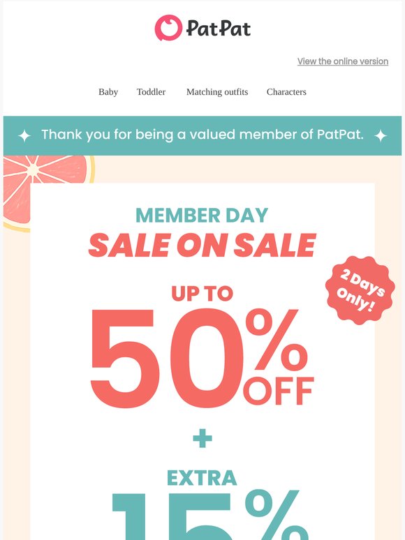 APPROVED: Member Day Starts for You Now