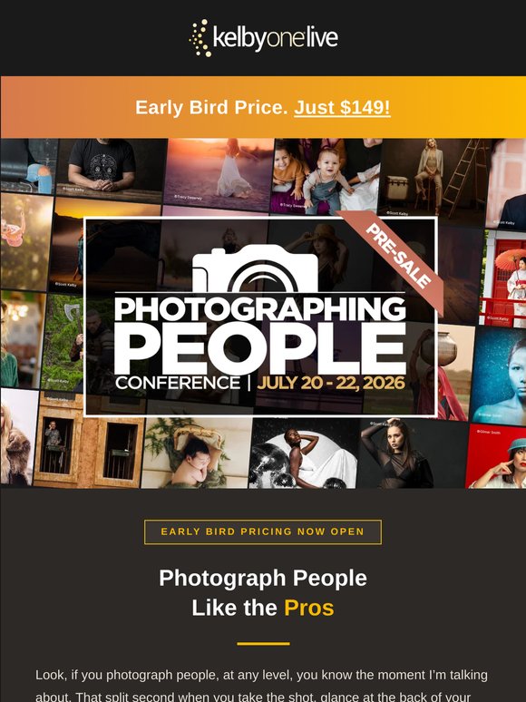 New: Photograph People Like the Pros (early bird $149)