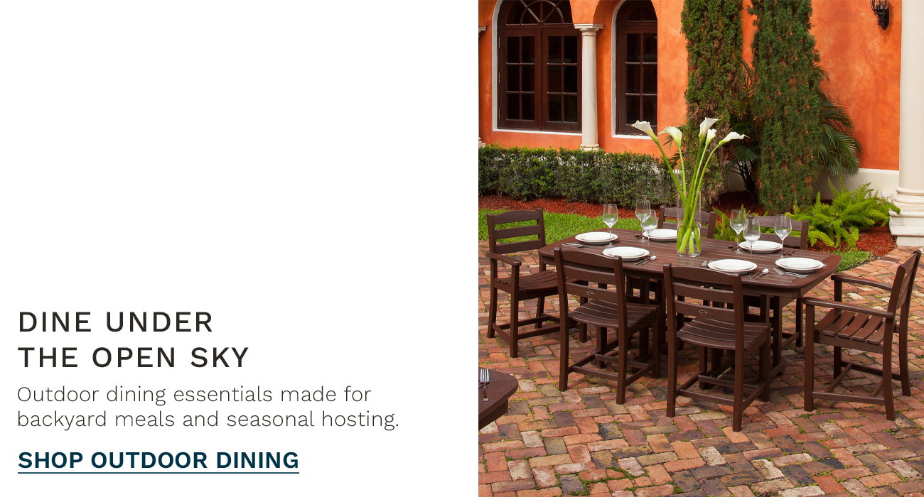 Backyard Comfort, Elevated - Shop Outdoor Dining