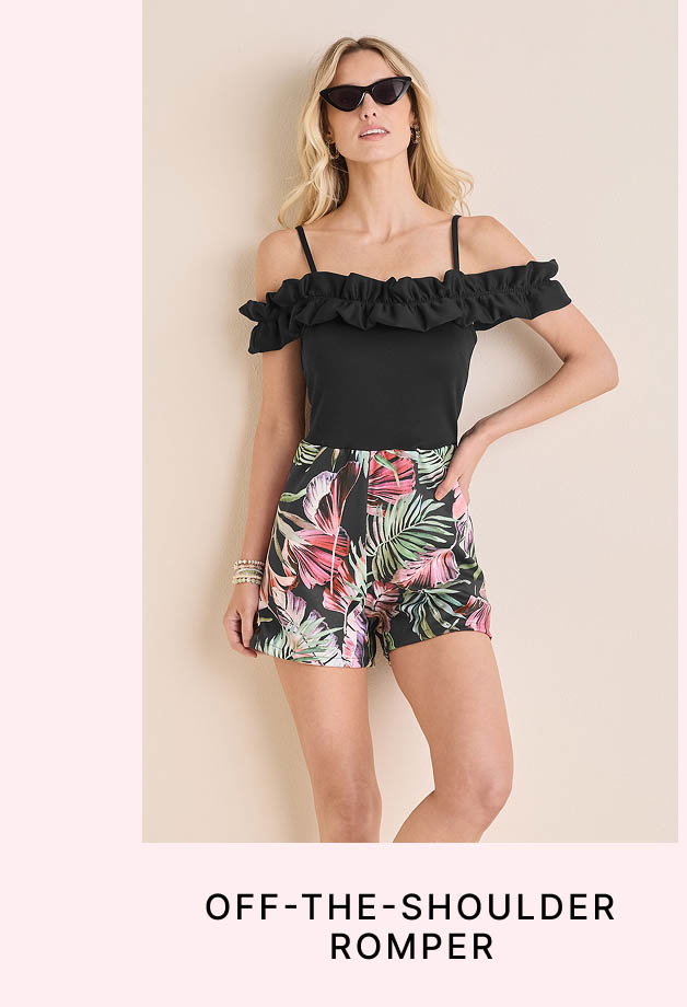 Off-The-Shoulder Romper