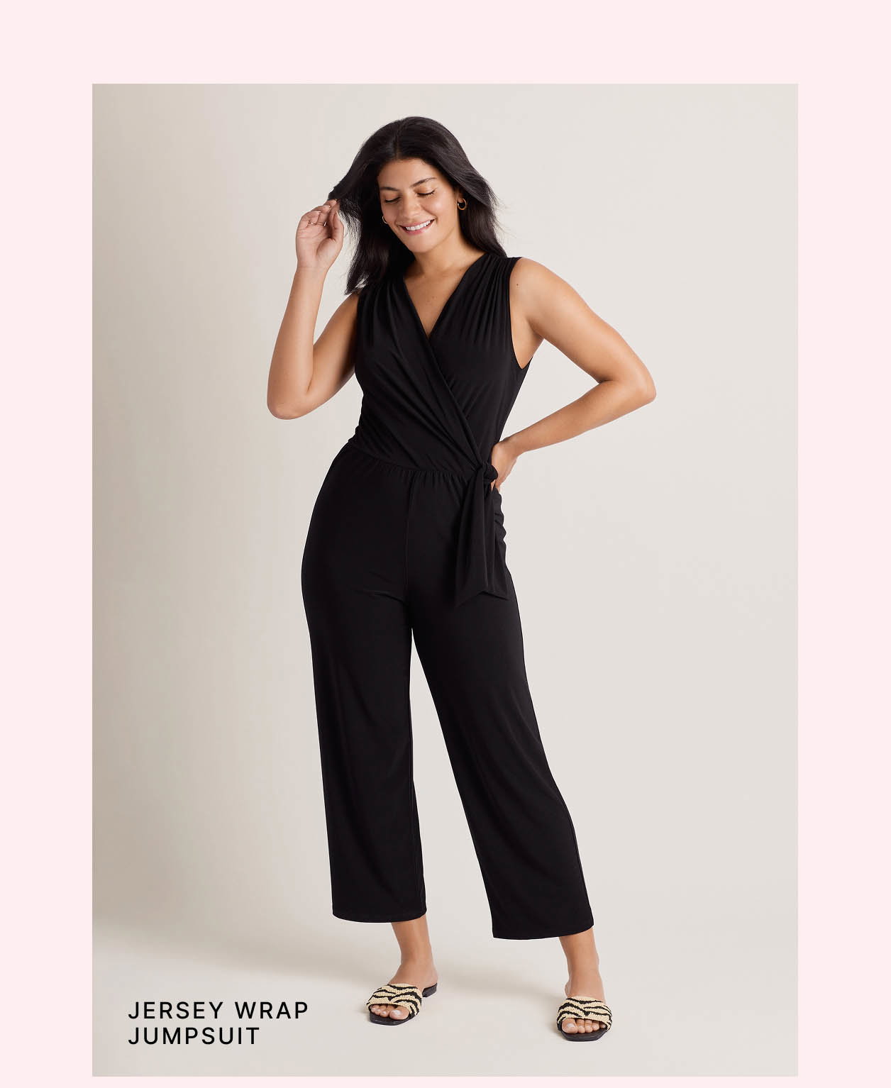 Jersey Wrap Jumpsuit