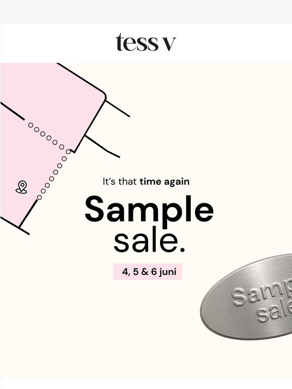 Sample sale tickets are going fast ⚡