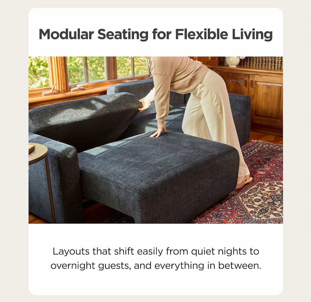 Modular Seating for Flexible Living